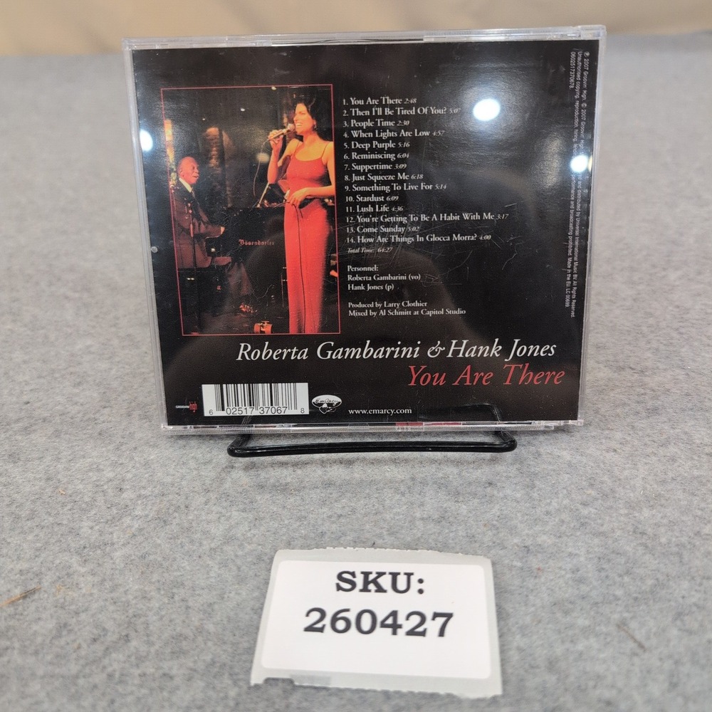 Roberta Gambarini Hank Jones You Are There Jazz CD 2007 EmArcy‎ 0602517370678 - Picture 2 of 2